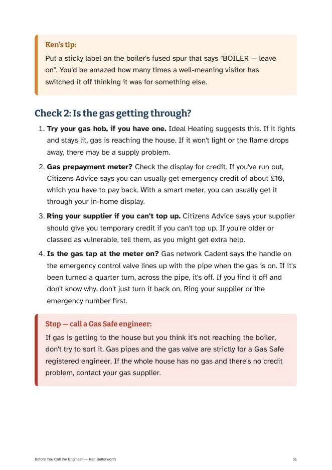 Sample page from the book